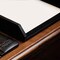 Dacasso Black Leather Front-Load Letter Tray AG-1001 - alternate 6